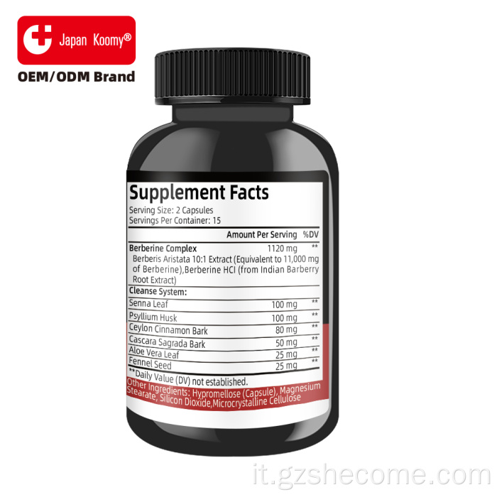 Shecome Berberine Complex Capsule Supporto metabolico del fegato
